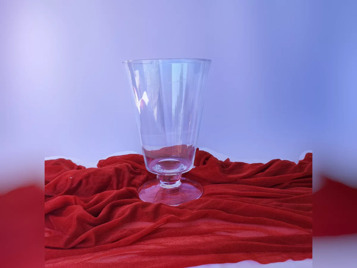 Vase évasé jonquille