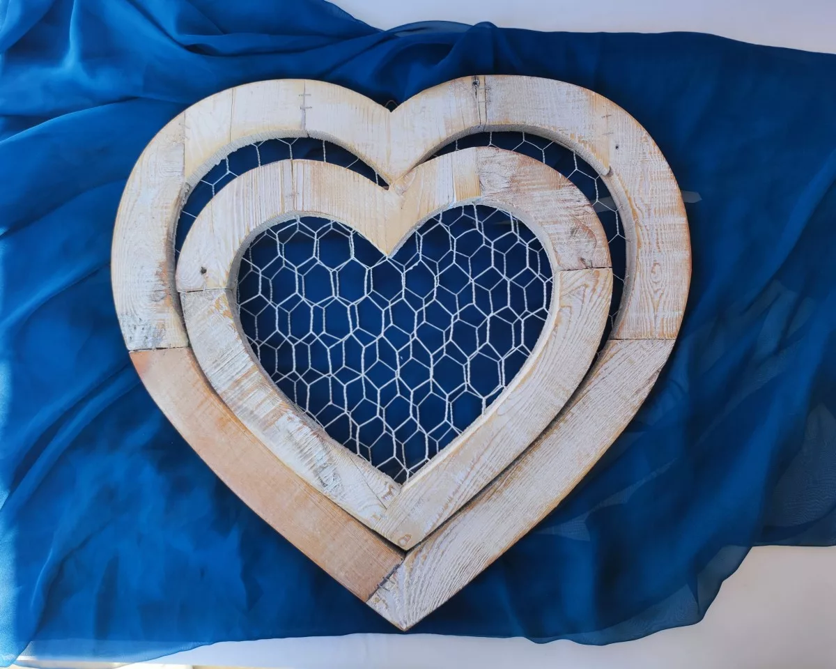 Coeur grillagé petit modèle