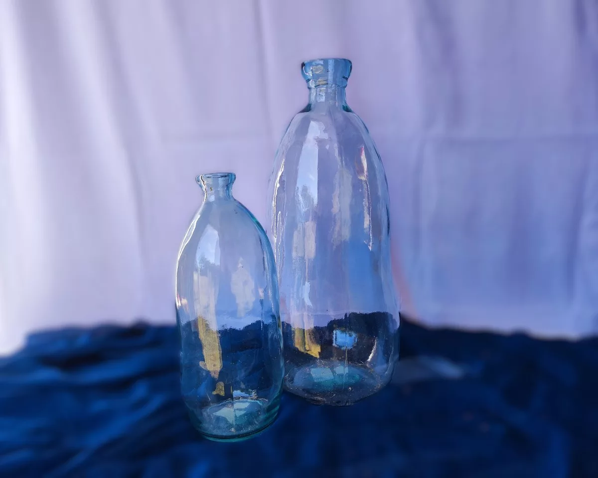 Duo Dame Jeanne hautes transparentes